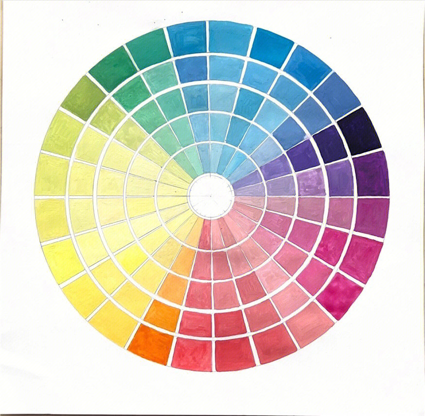 色环图24标准颜色调配图片