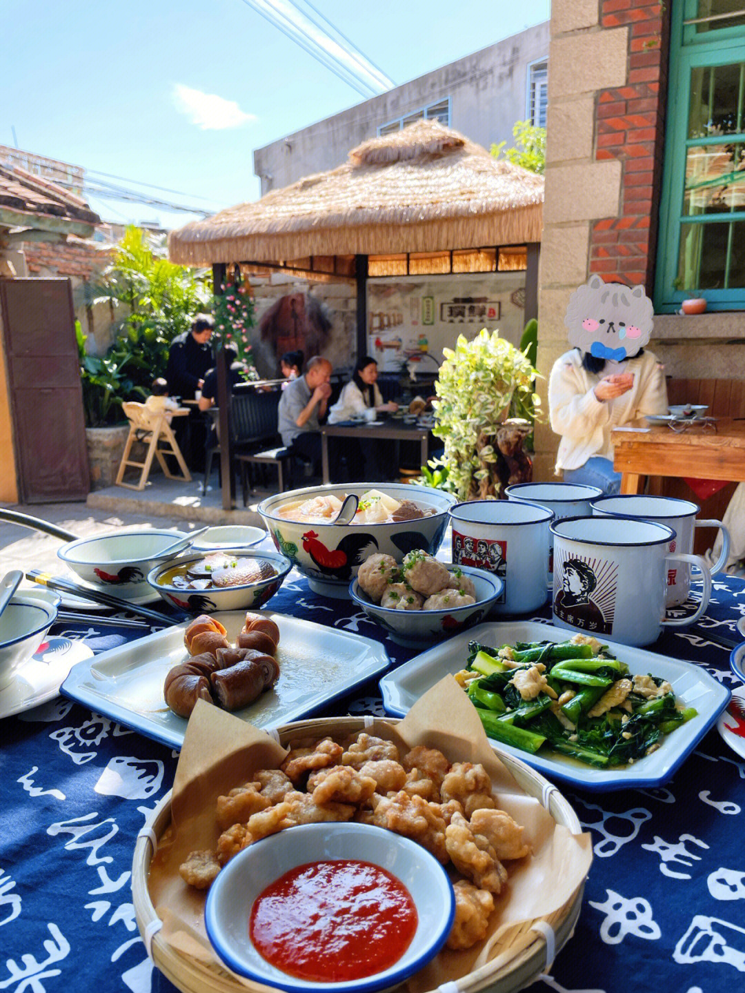 泉州探店西街小巷老房院子里的家常便饭