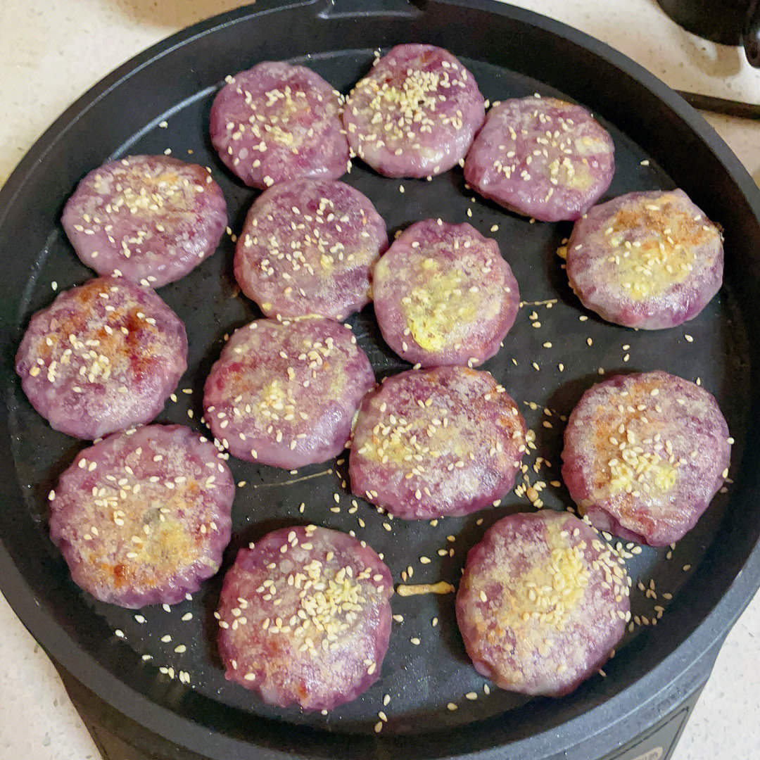 芝士紫薯饼