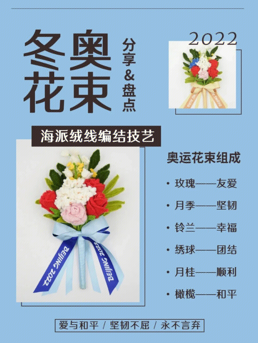 冬奥花束组成图片