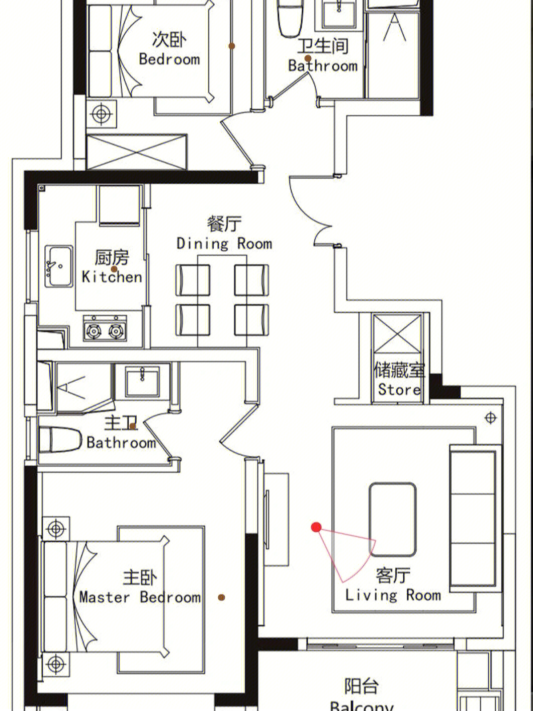 户型九宫格图解图片