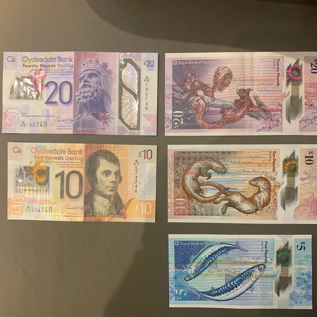 英镑纸币苏格兰