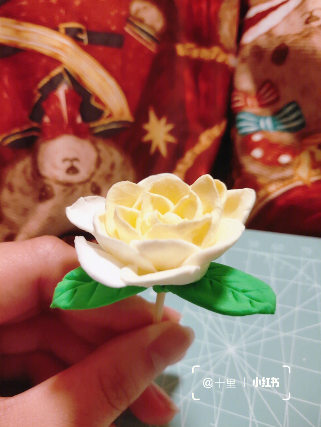 面塑玫瑰花的制作步骤图片