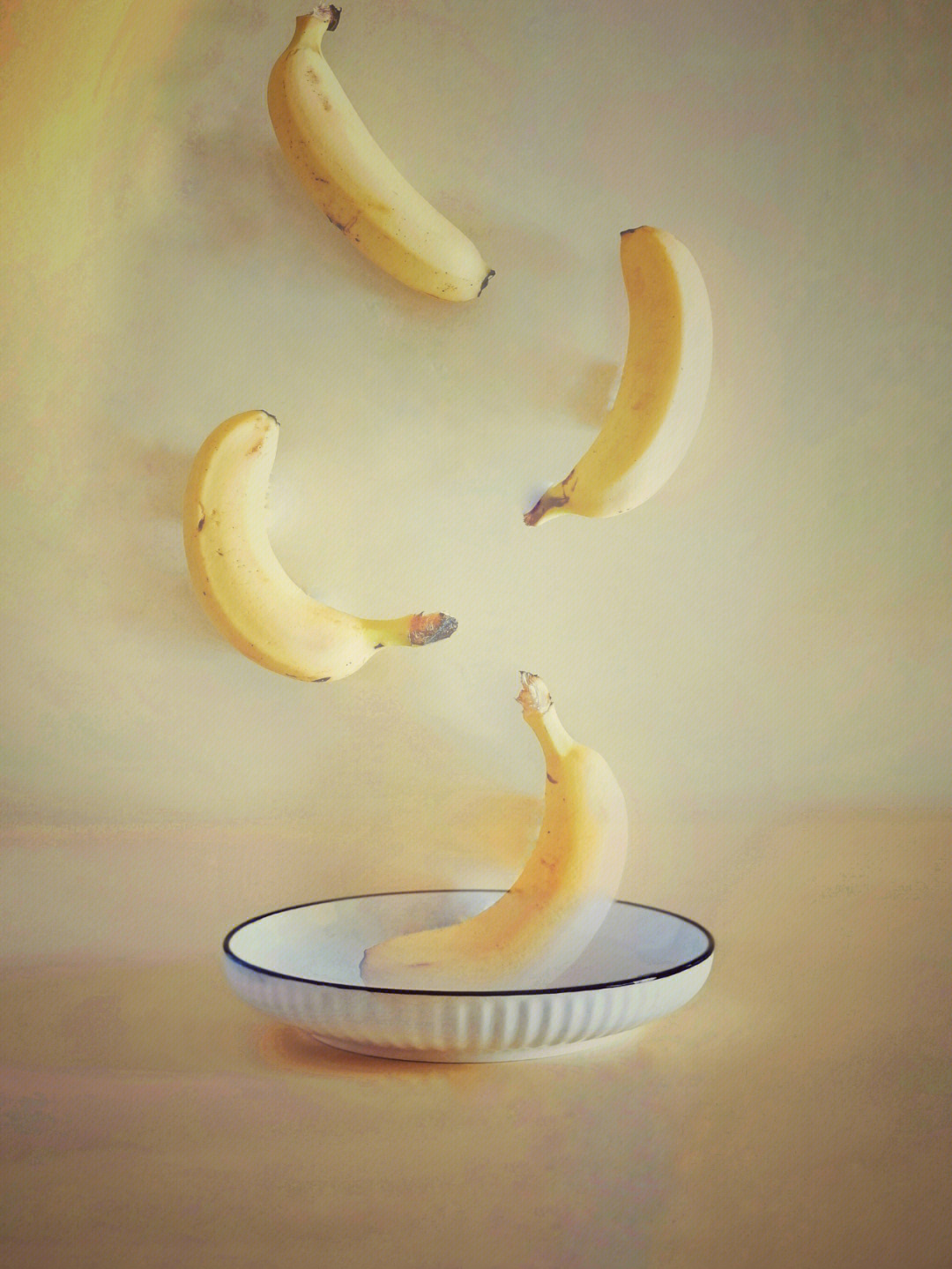 水煮香蕉油画图片图片