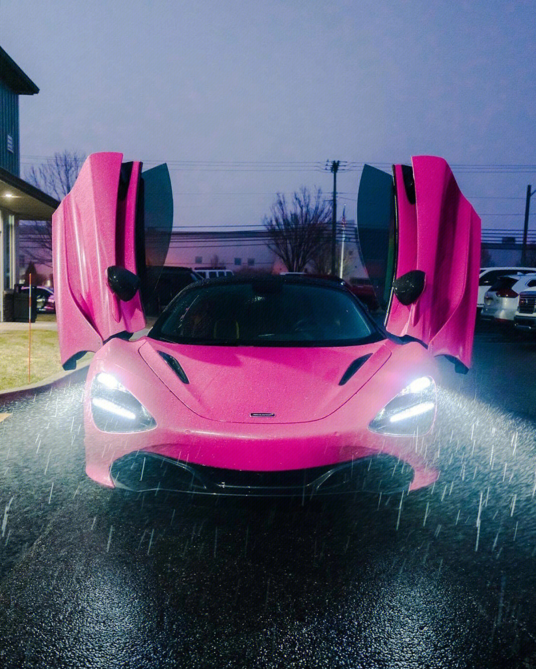 少女粉mclaren720s