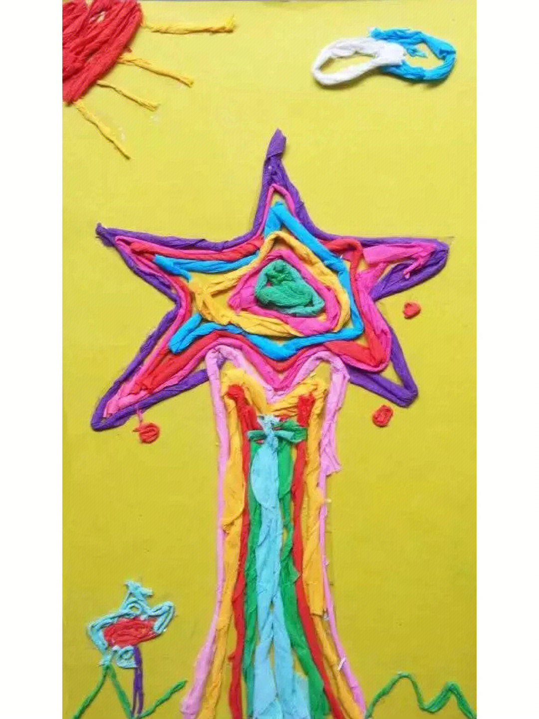 纸品乐陶陶学生作品