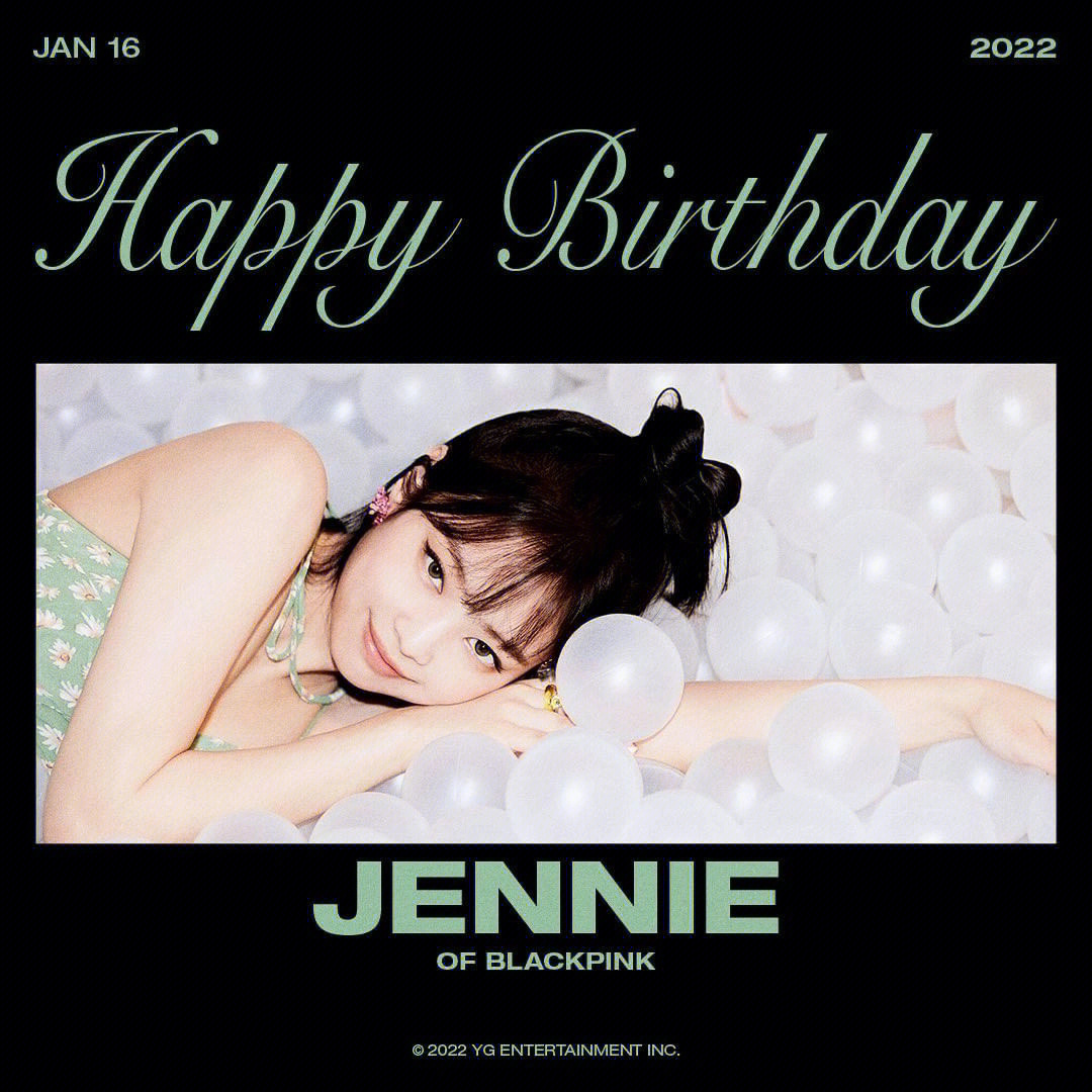 jennie生日快乐