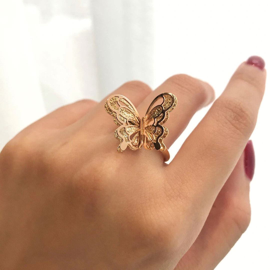 蝴蝶戒指寓意图片
