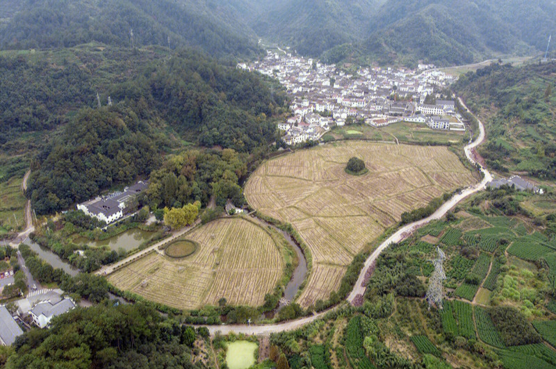 奇特设计俞源太极星象村