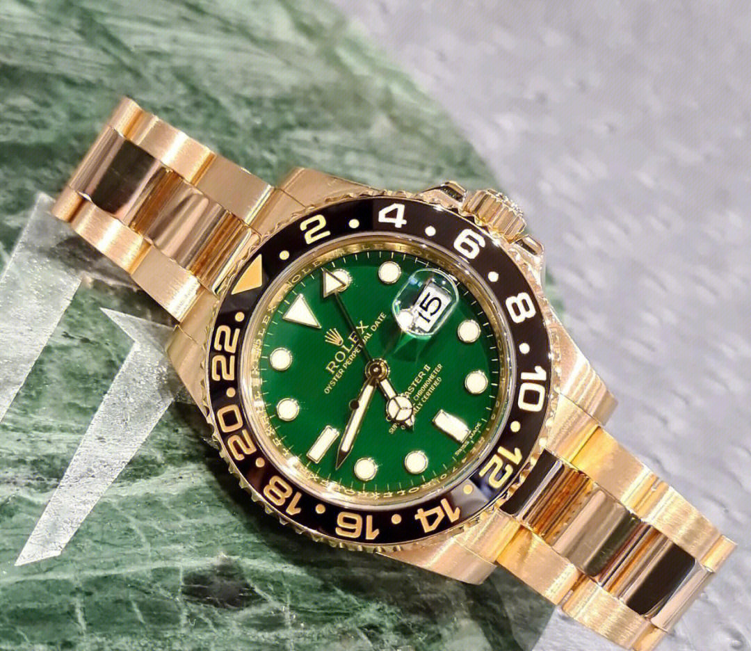 rolexgmtii126718gmt赌桌绿