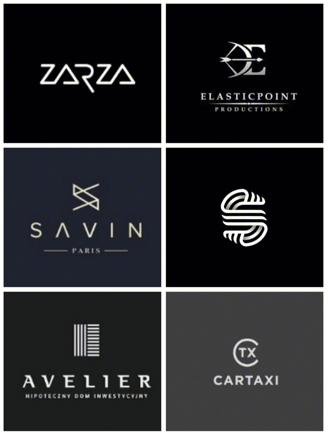 线性logo设计手法图片
