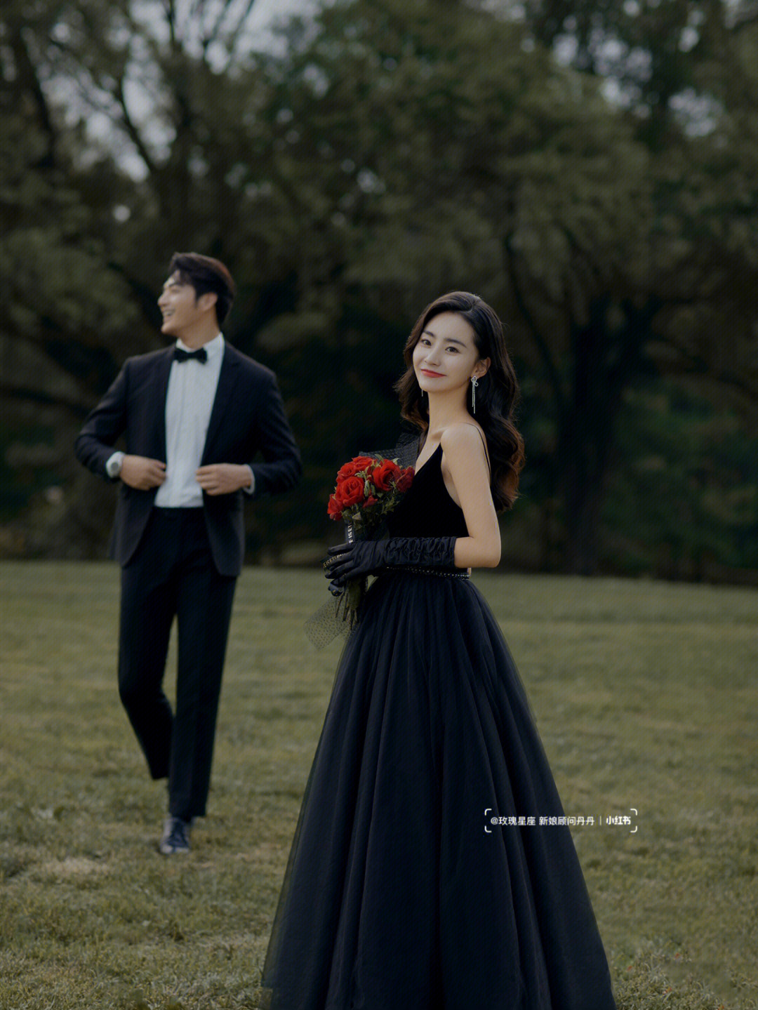 黑色婚纱代表至死不渝的爱08北京婚纱照