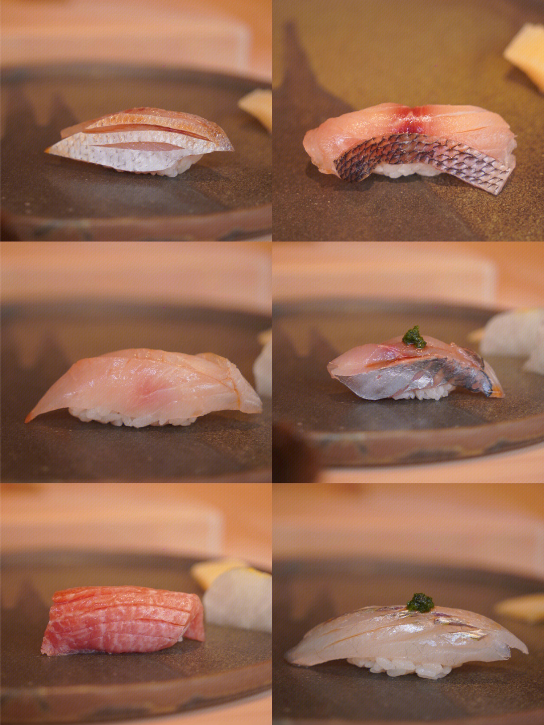 棒了三道前菜,八贯寿司前菜里印象最深的就是「飞鱼刺身」配上紫苏花