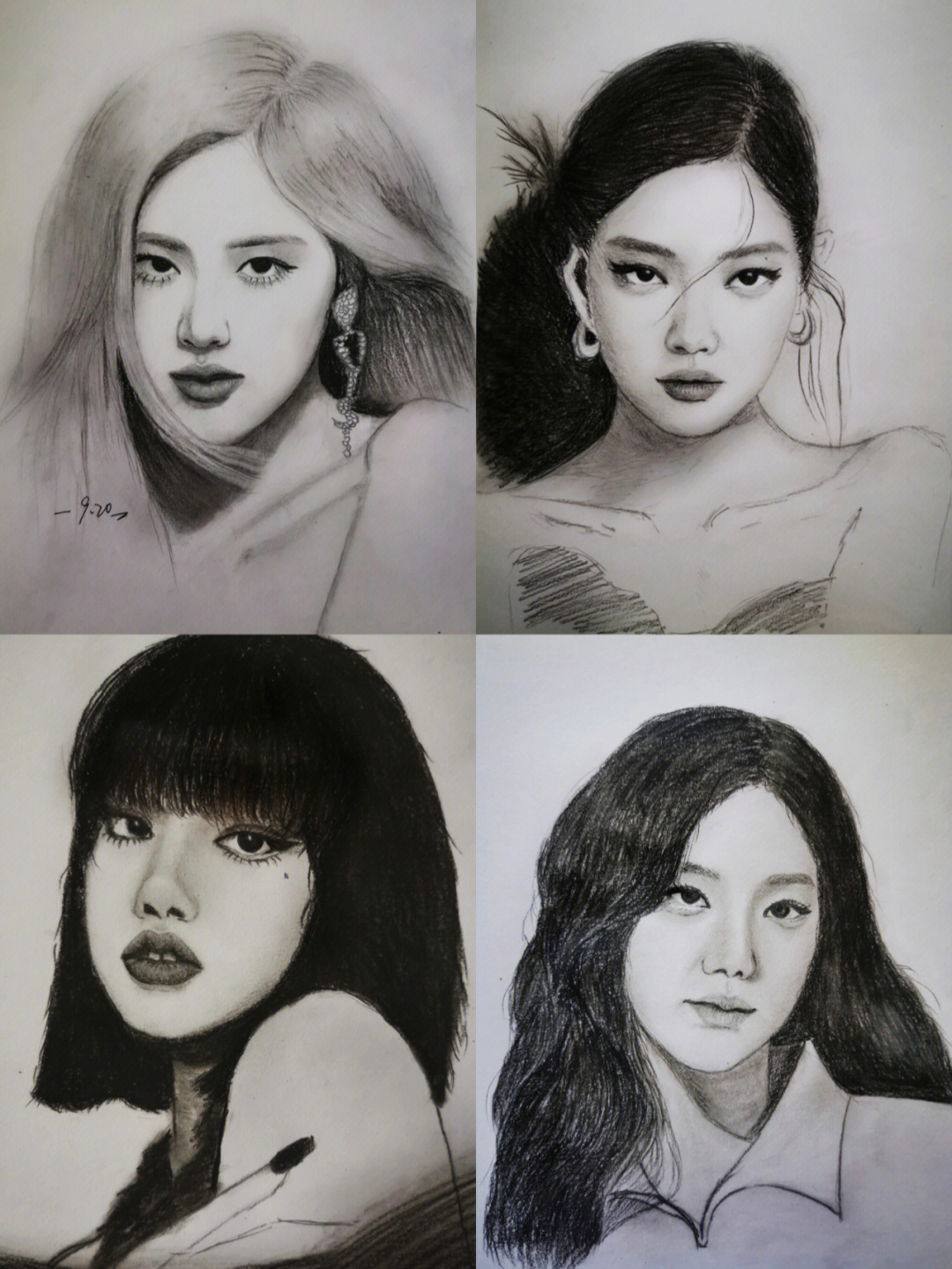 blackpink四闺女终于画完了