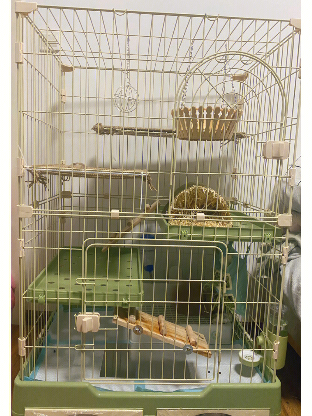 自制木质兔笼子图片图片