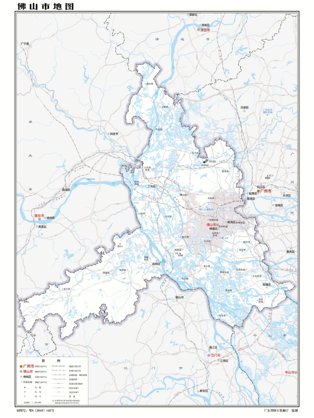 佛山松岗地图图片