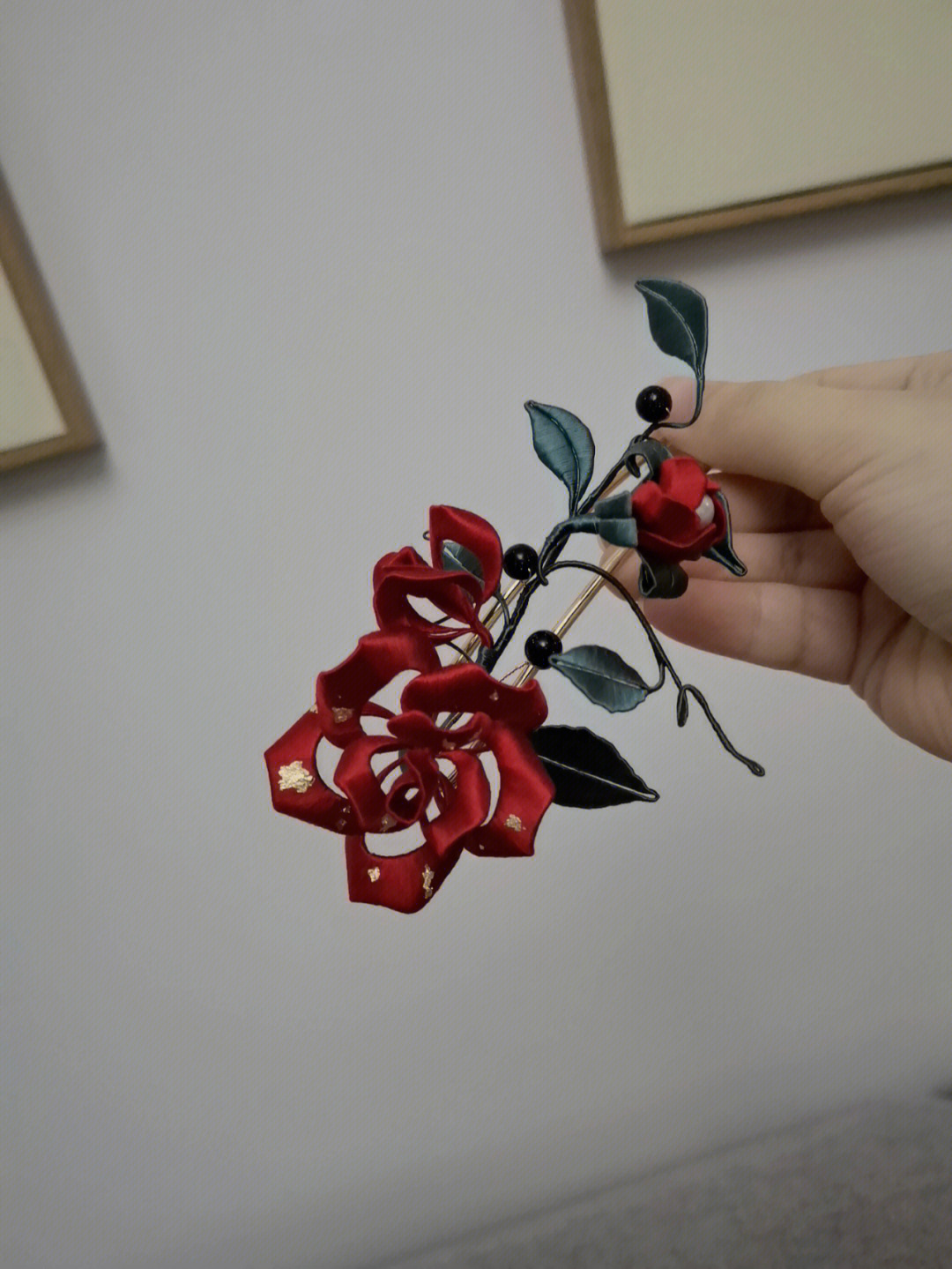 玫瑰缠花图纸模板图片