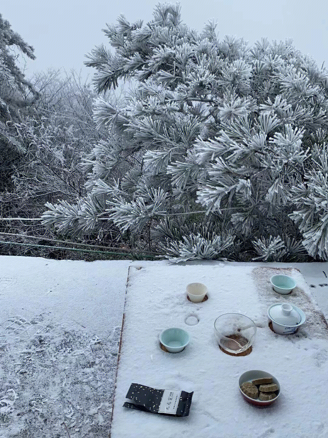 武夷山下雪了图片