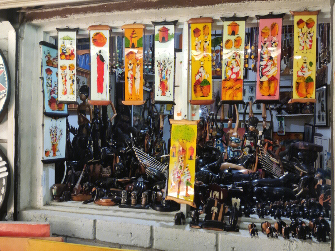 西非科特迪瓦的工艺品市场