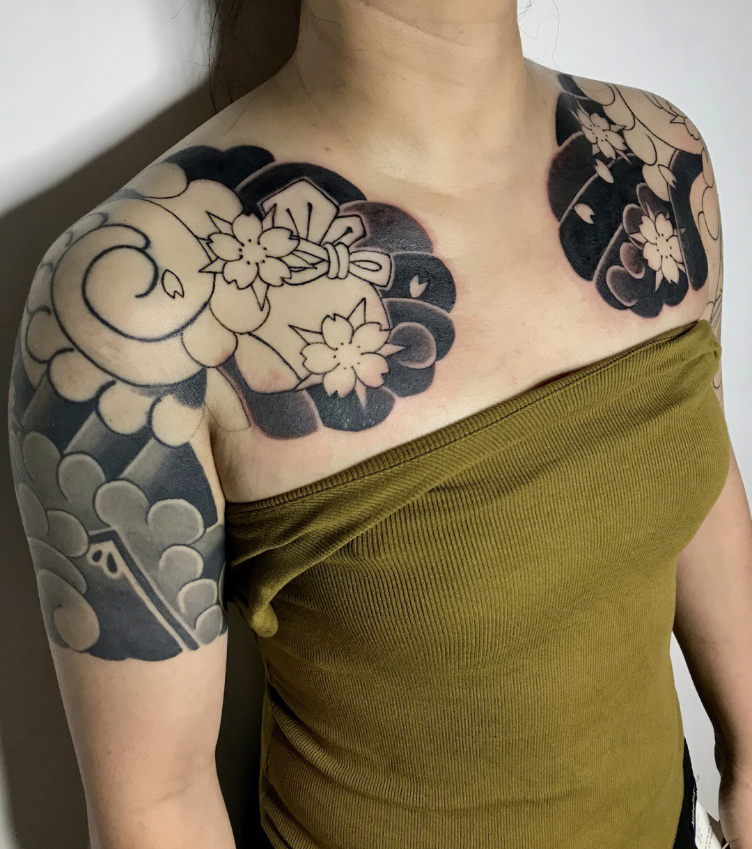日本花甲纹身图片图片