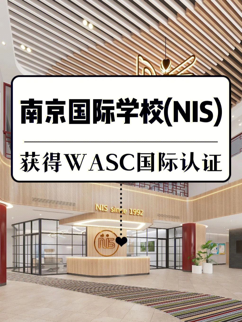 恭喜南京国际学校nis获得美国wasc认证