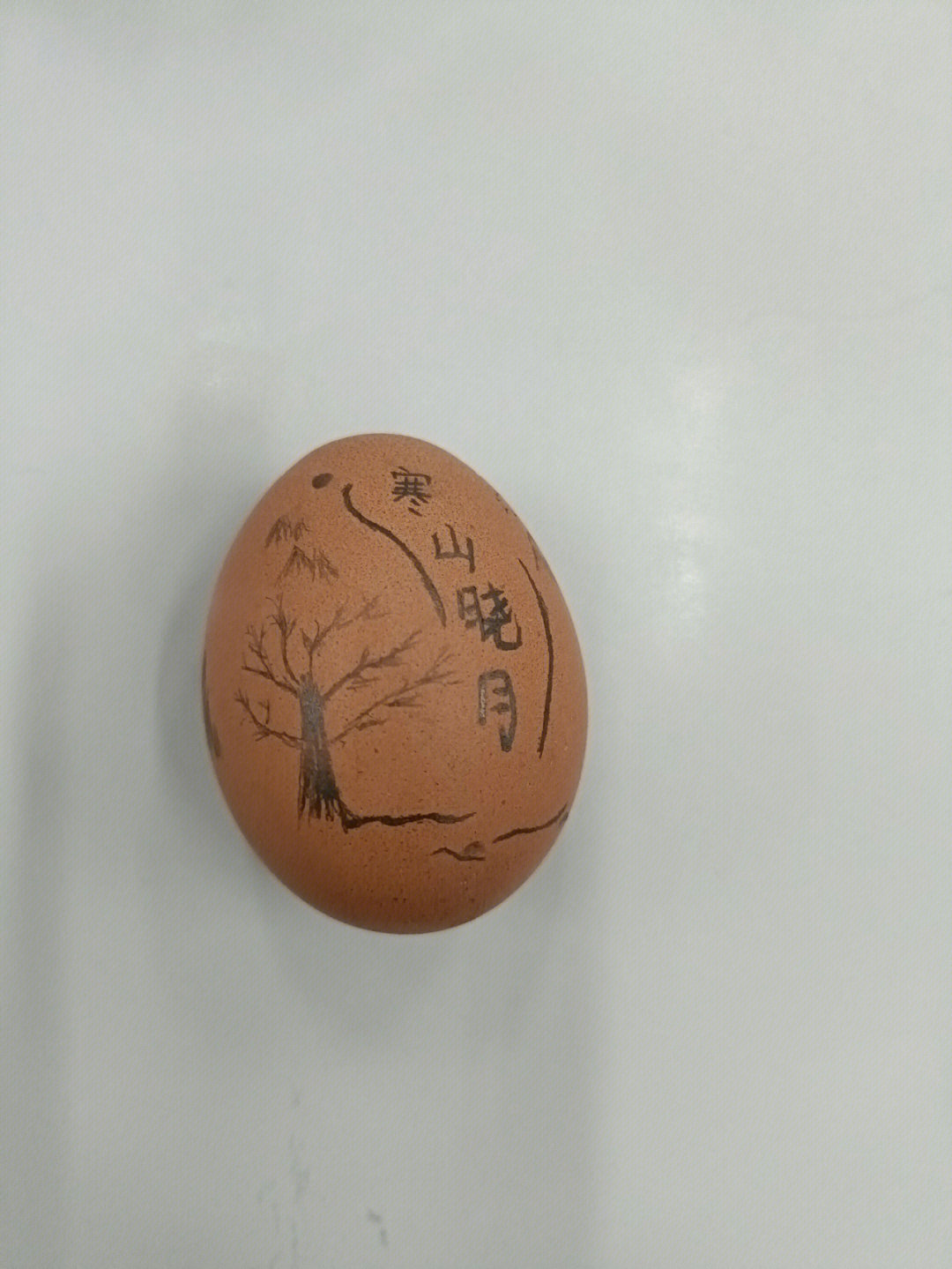 鸡蛋绘画