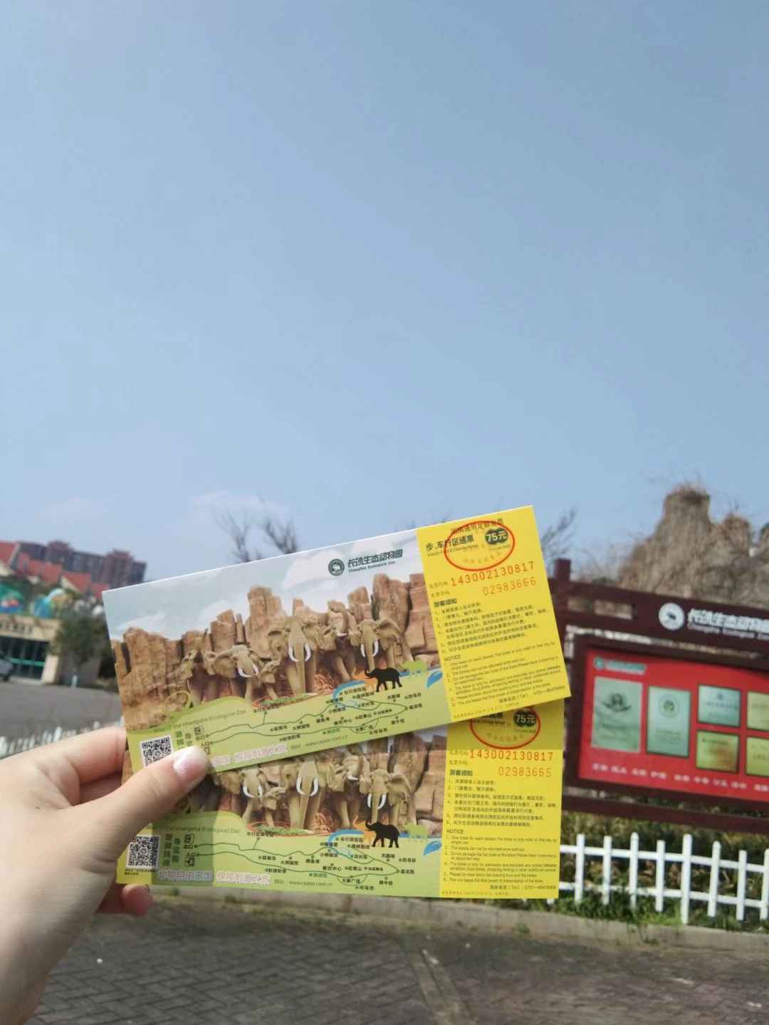 长沙市生态动物园门票图片