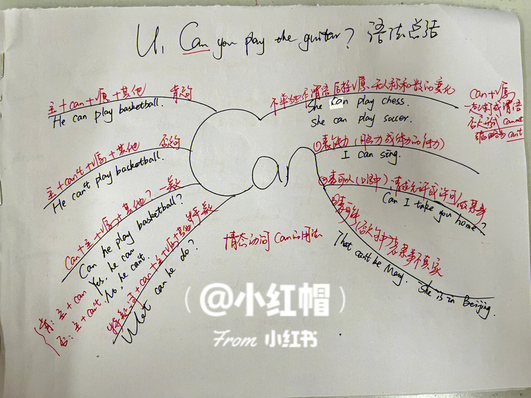 can的用法总结思维导图图片