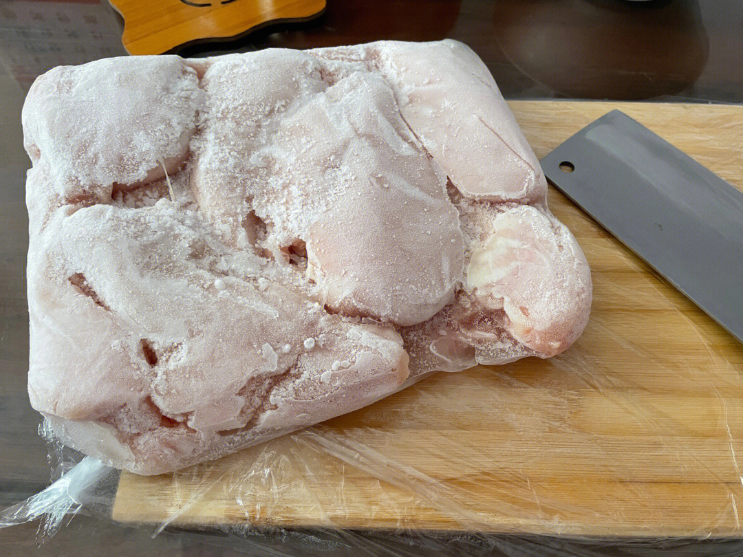 分享一个生骨肉鸡胸肉制作过程