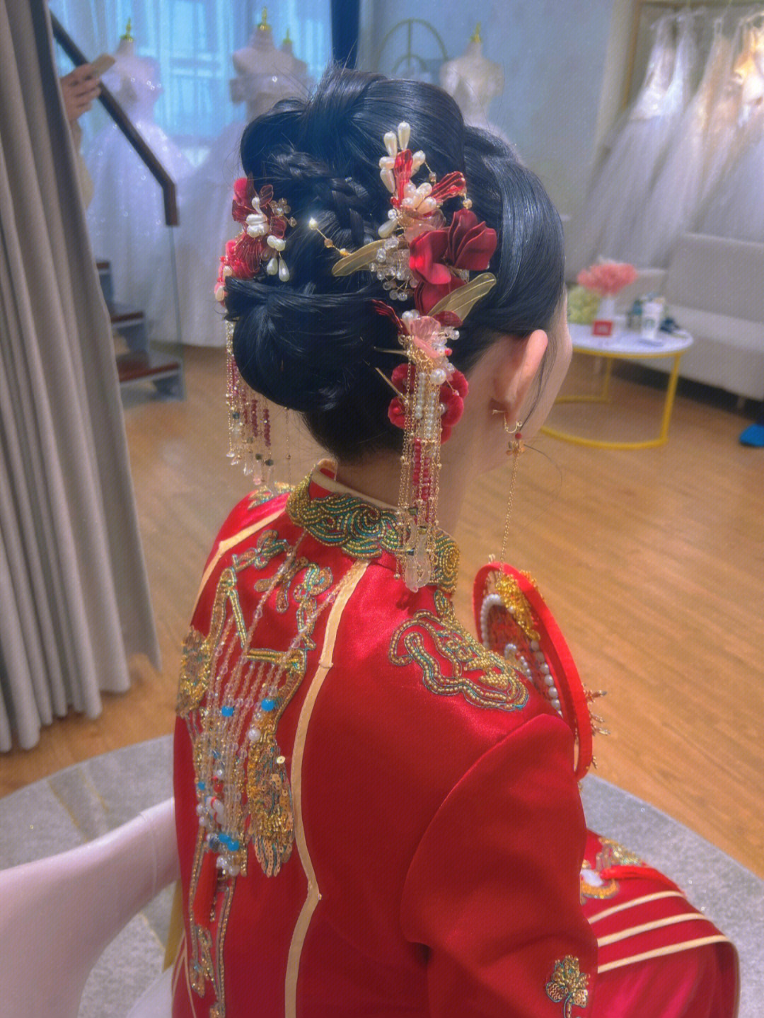 太喜欢我的秀禾服和发型妆造了石家庄婚纱