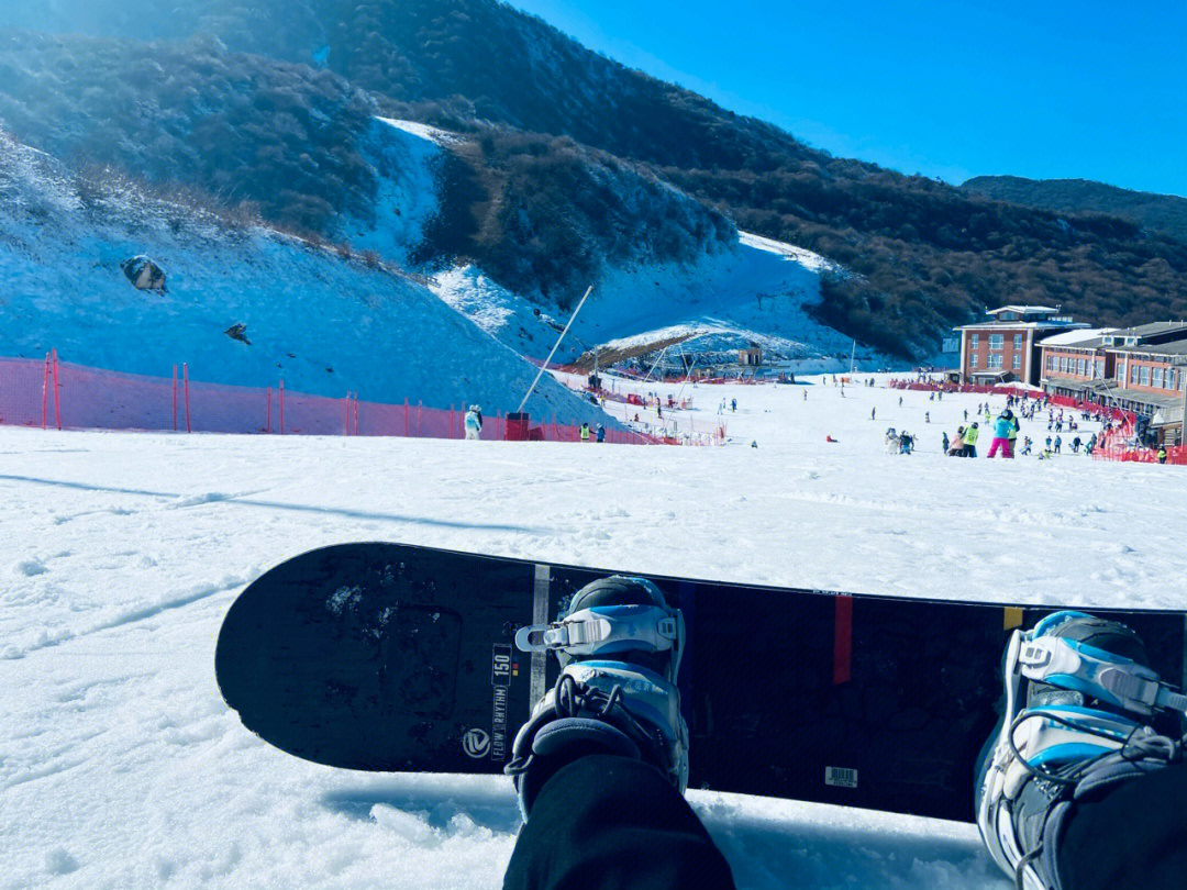 锦州九华山滑雪图片