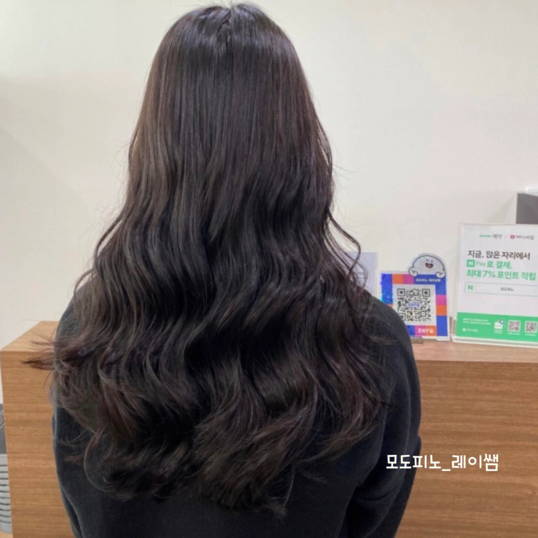 烫发 评论分享韩国 首尔 往十里 美发店 中国托尼只需要吹干就可以