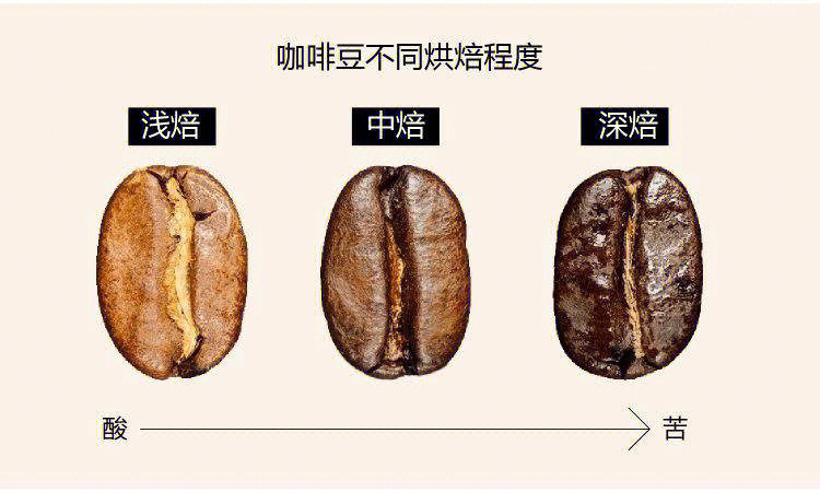 简单认识一下咖啡豆烘焙程度