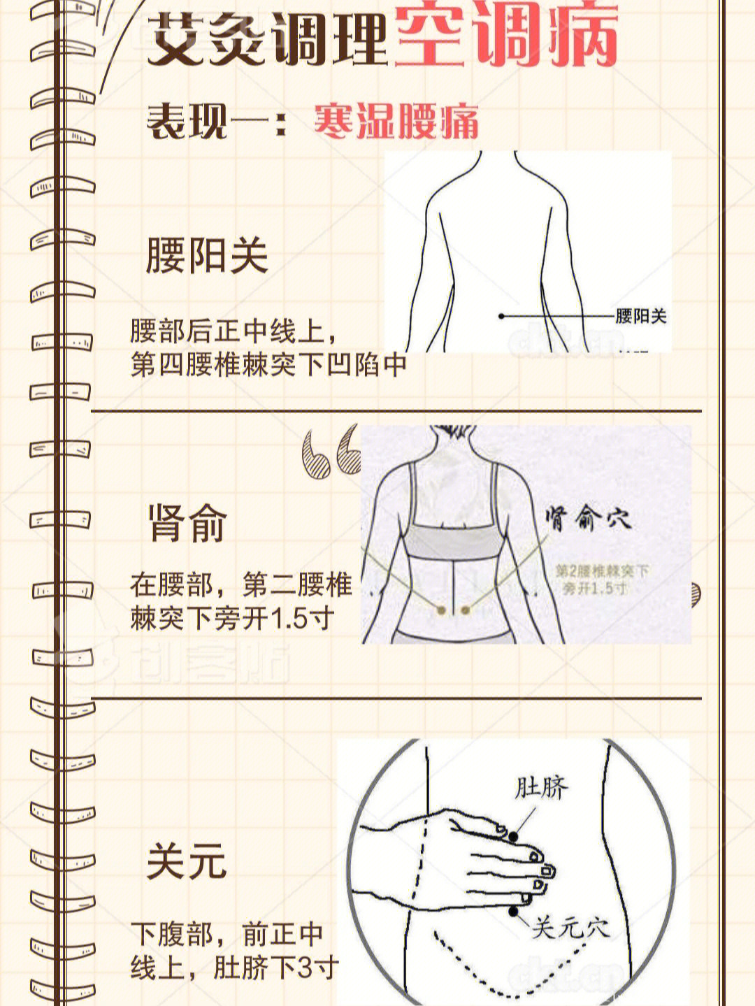 腰疼艾灸灸哪个部位图图片