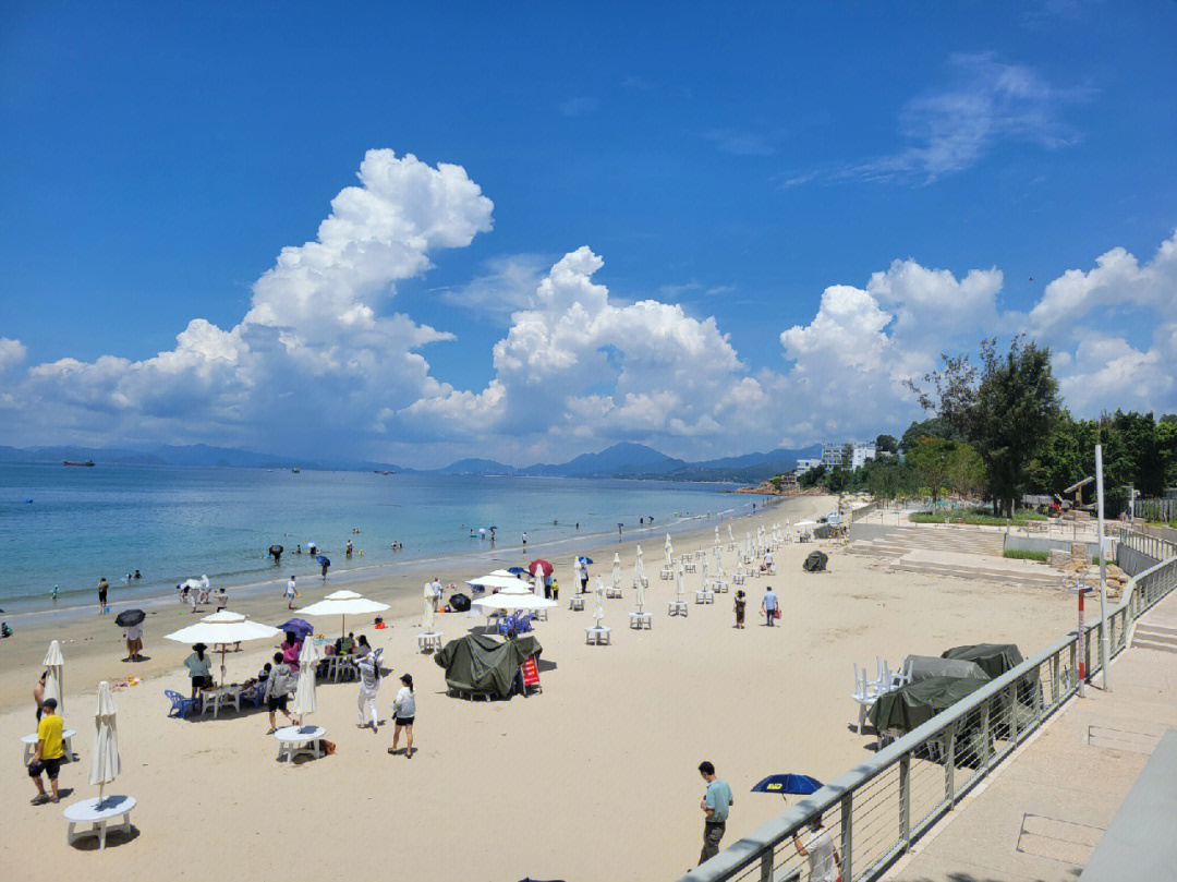 深圳宝安海滩图片