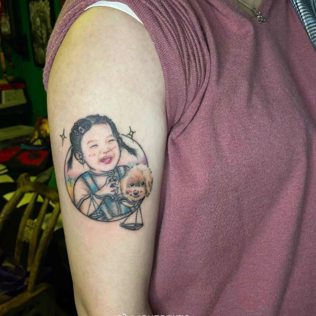 纪念宝宝出生纹身素材图片