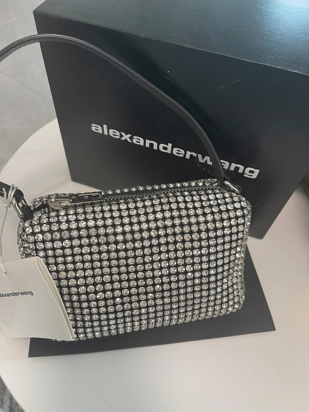 亚历山大王alexanderwang水钻仙女包