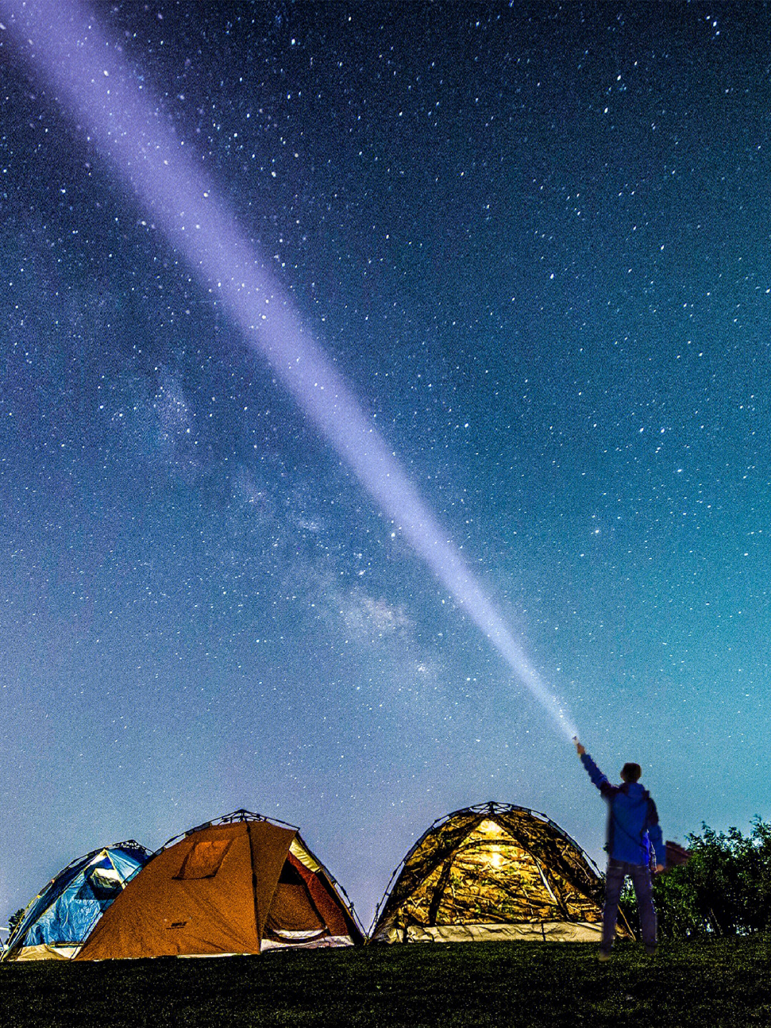 嵊州星空露营图片