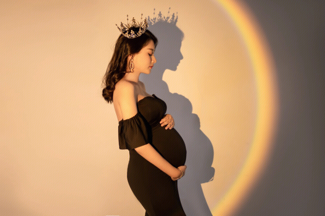 少女38周孕照 肚子图片