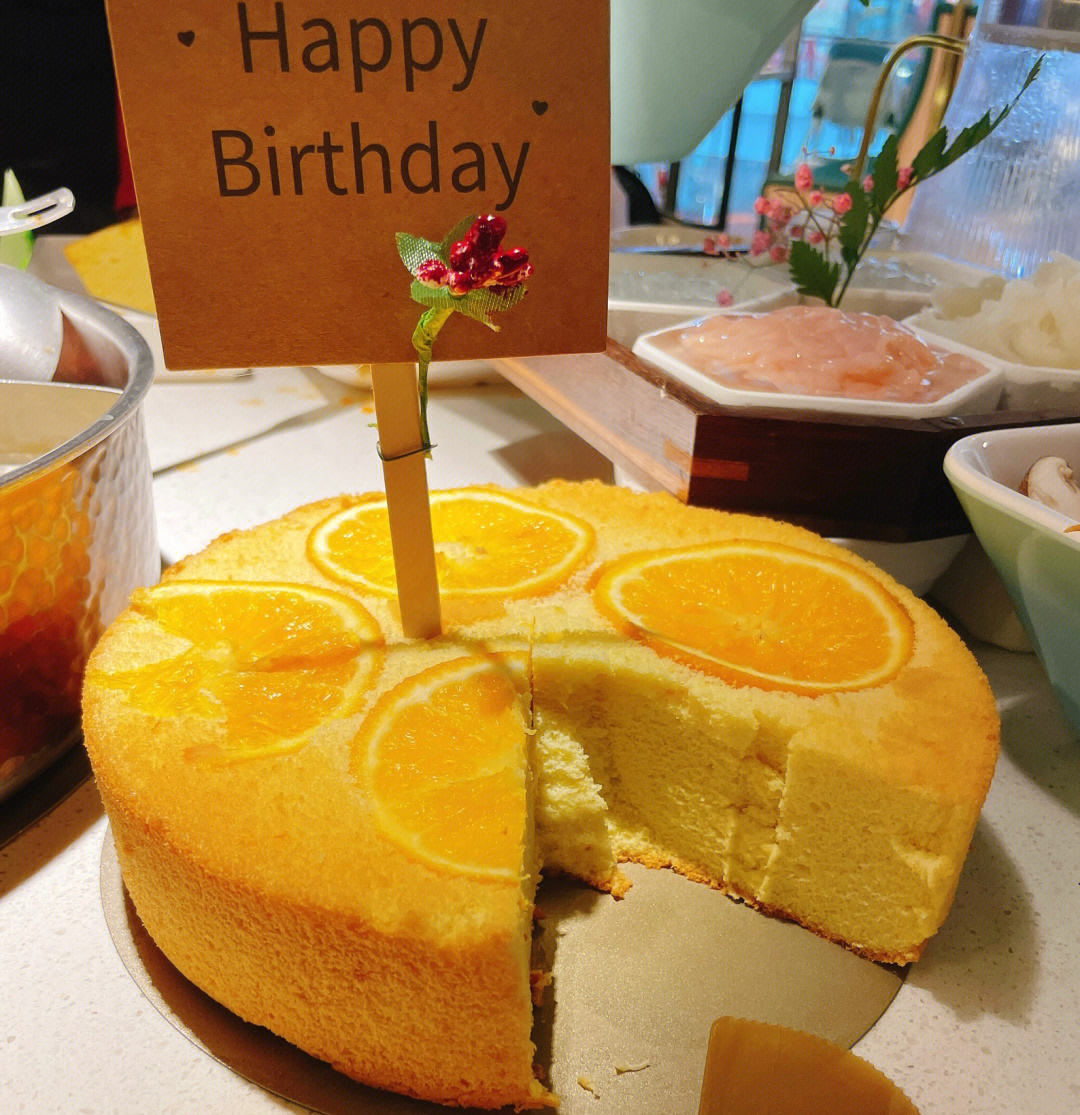 砂橙爆蛋糕宣传图图片