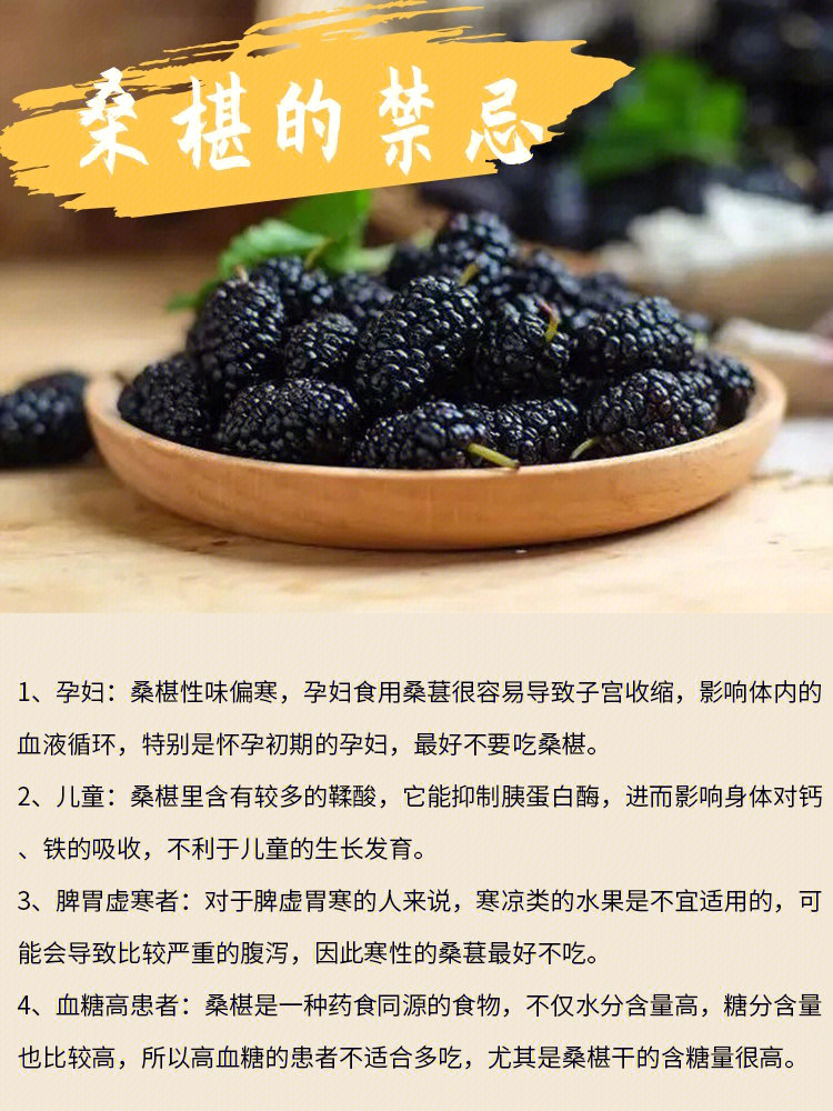桑椹的禁忌知多少养颜乌发少女必备69