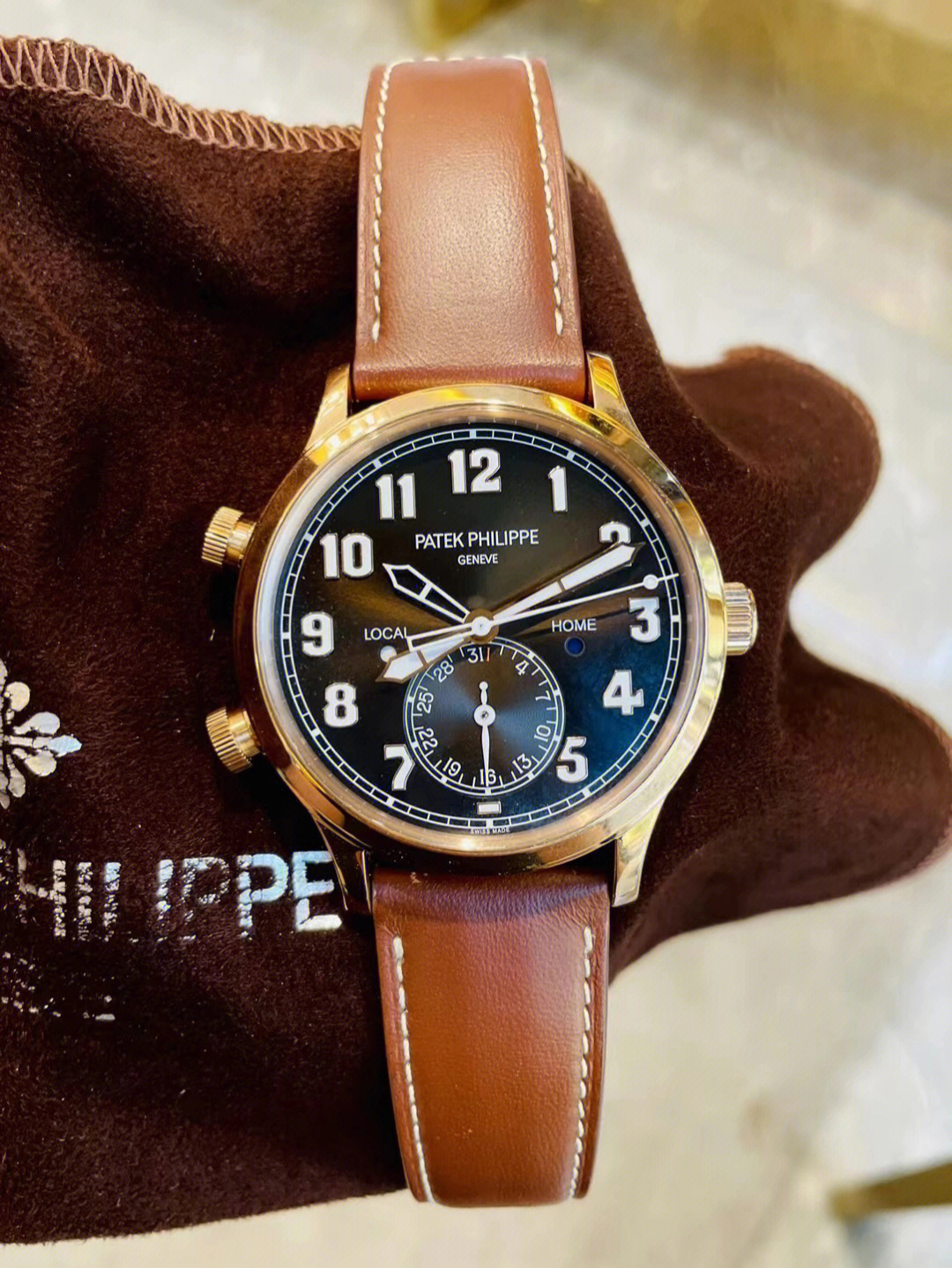 百达翡丽#百达翡丽patekphilippe#手表#男士手表推荐#飞行员