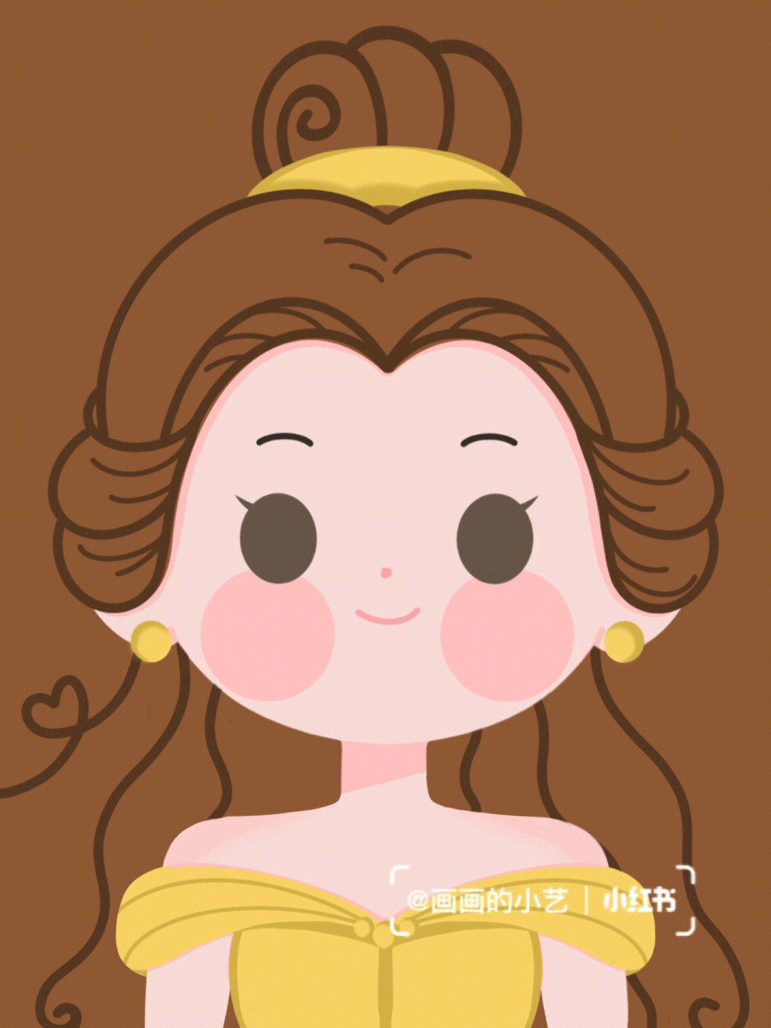 黄头发的迪士尼公主图片