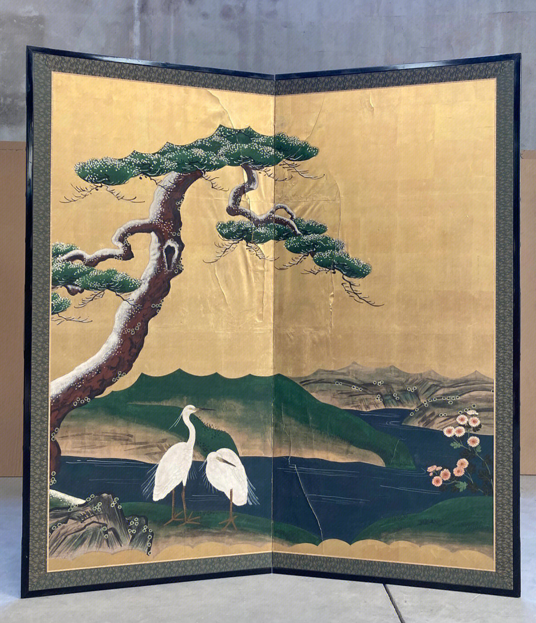 日本国宝级画家屏风画图片