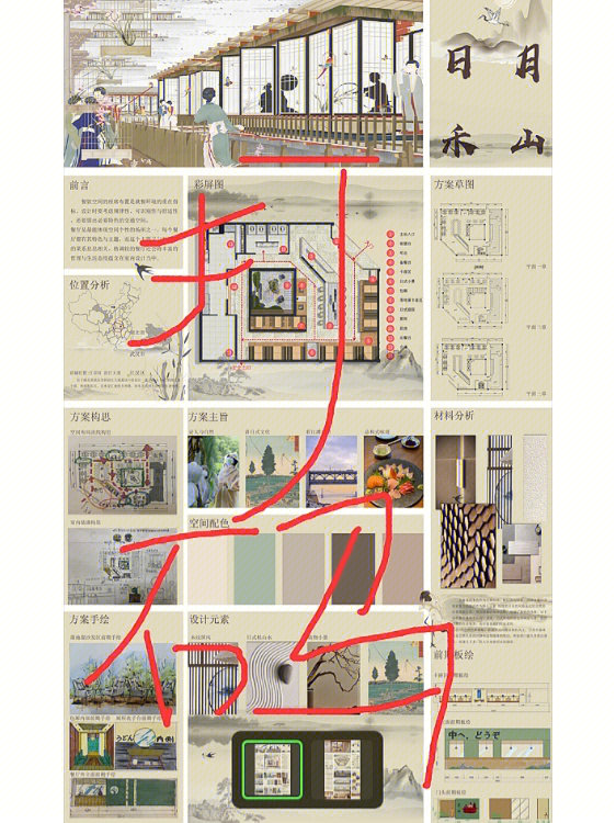 后现代风格设计说明图片