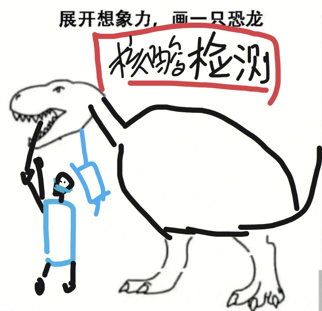 画恐龙