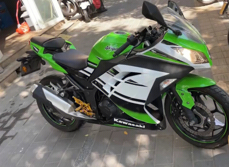 大贸川崎ninja250进口仿赛跑车摩托车2015年出厂生产的双缸abs高配30