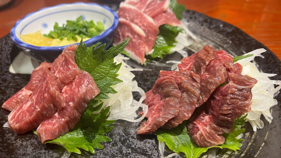 上海探店马肉刺身