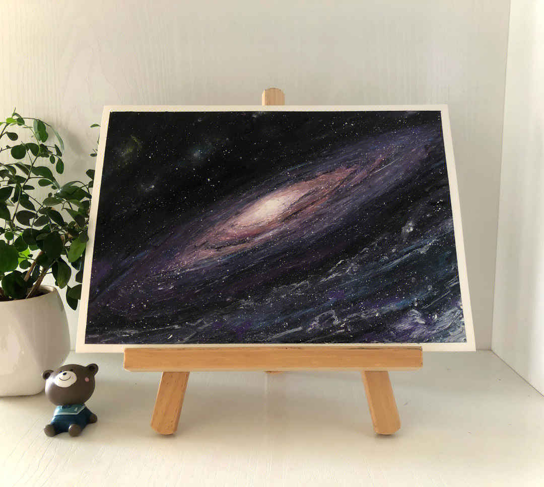 小学生画银河系简单图片
