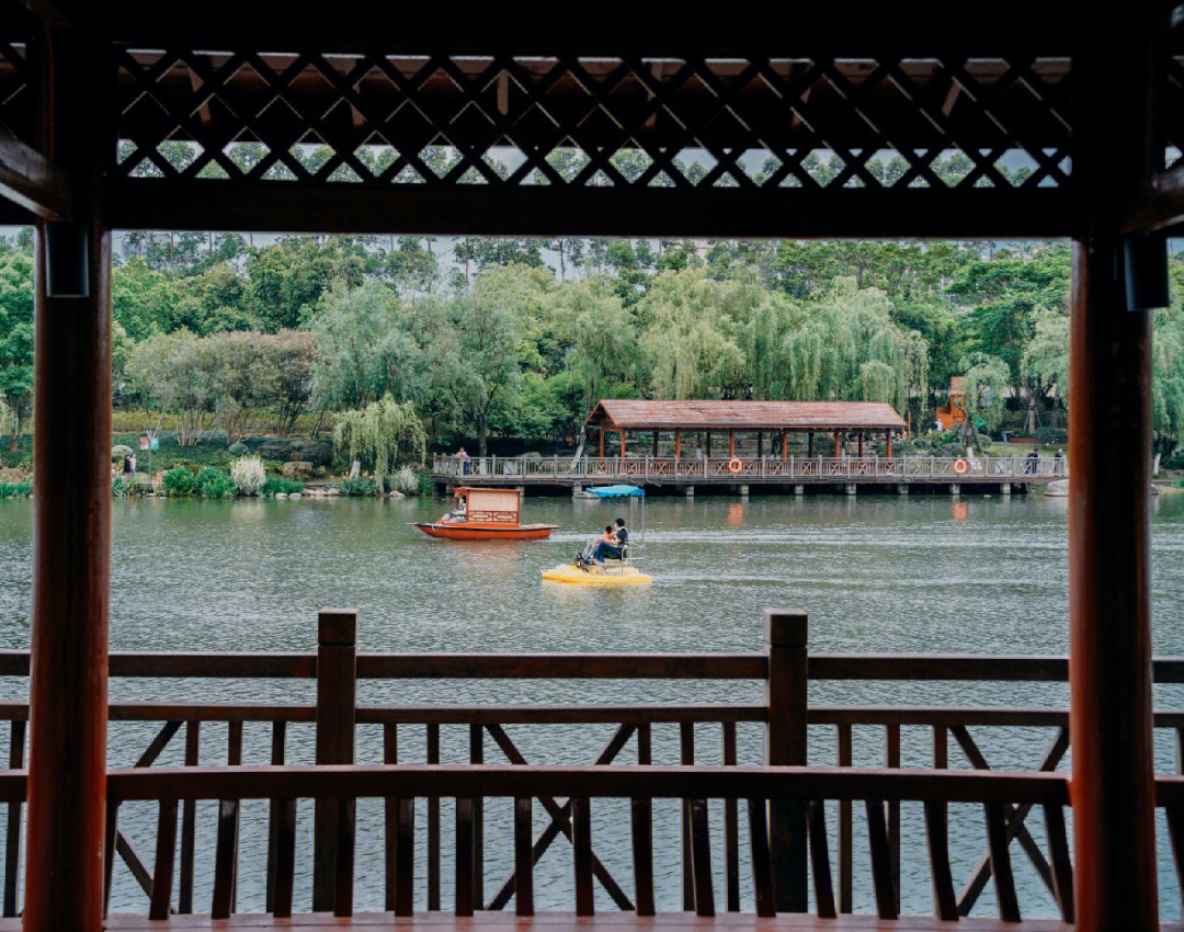 琴亭湖可以划船啦